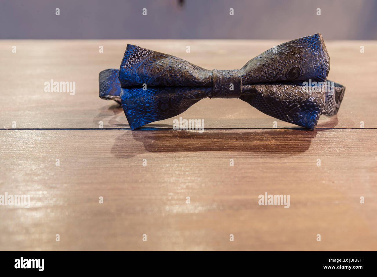 Bow tie, copy space. Stock Photo