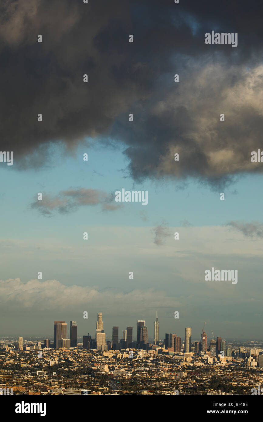 skyline after a storm, Los Angeles, California, USA Stock Photo - Alamy