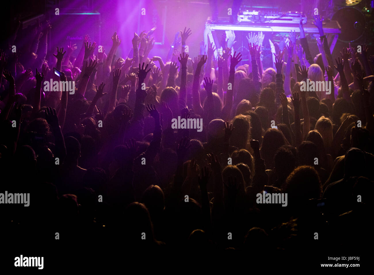 Crowd at Teragram Ballroom, downtown Los Angeles, California, USA Stock Photo Alamy