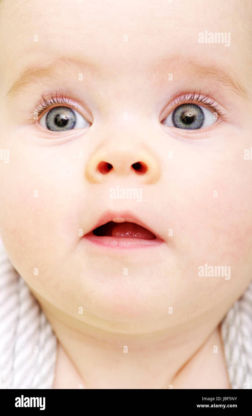 New born baby girl closeup Stock Photo - Alamy