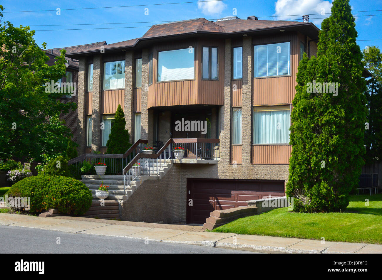 Expensive homes in Montreal, Canada Stock Photo Alamy