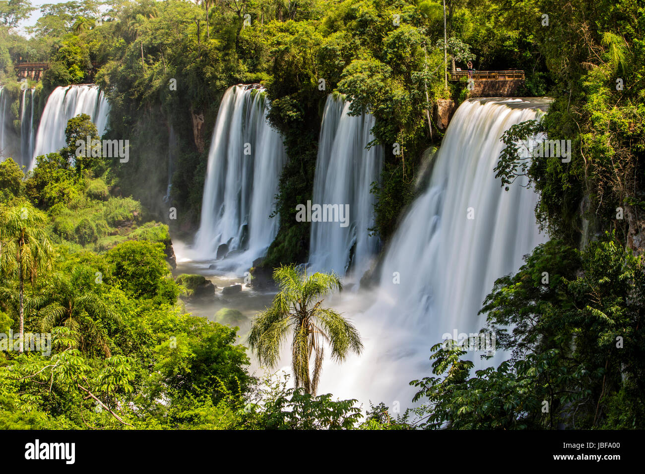 Iguassu Falls Argentina and Brazil Stock Photo