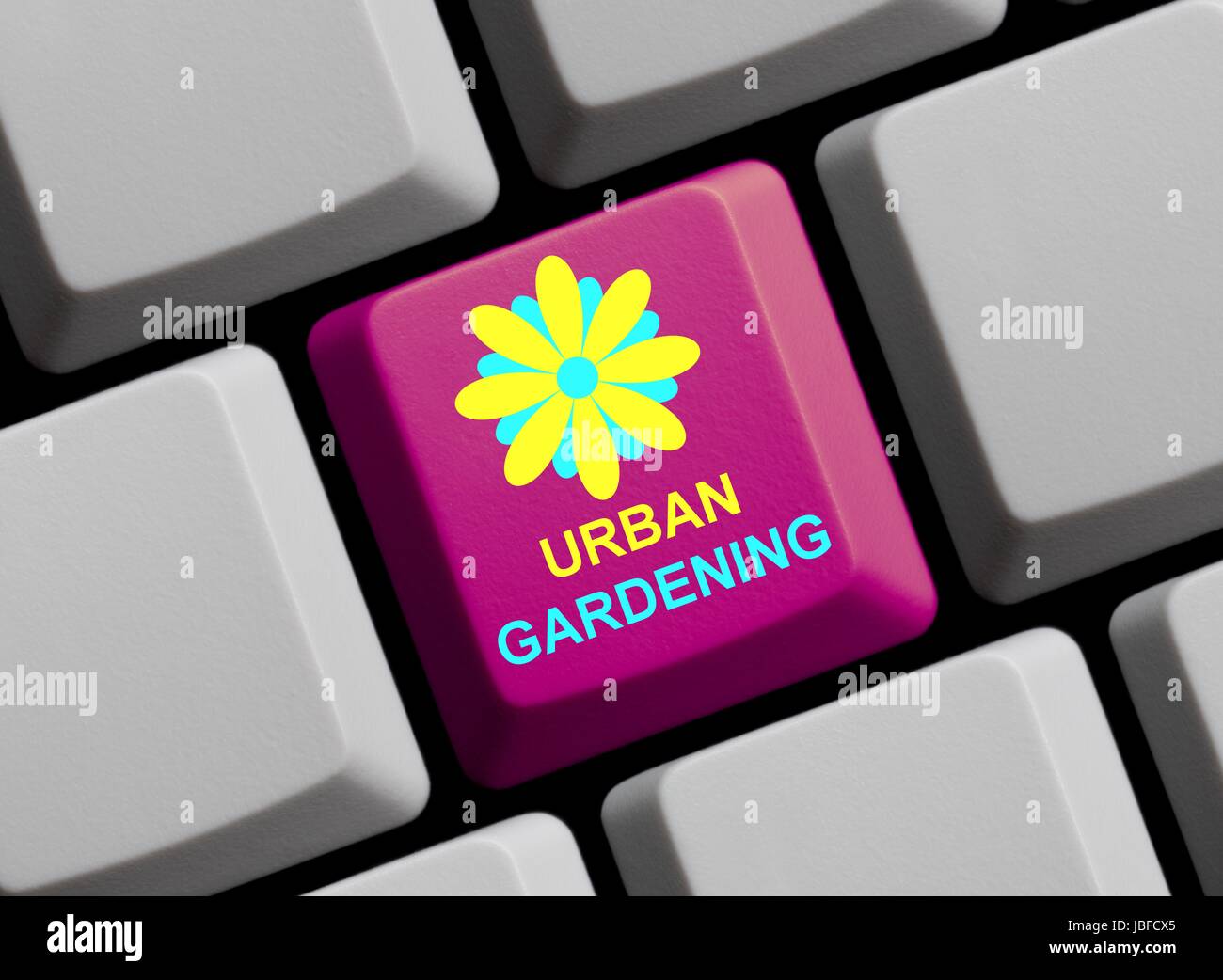 urban gardening online Stock Photo