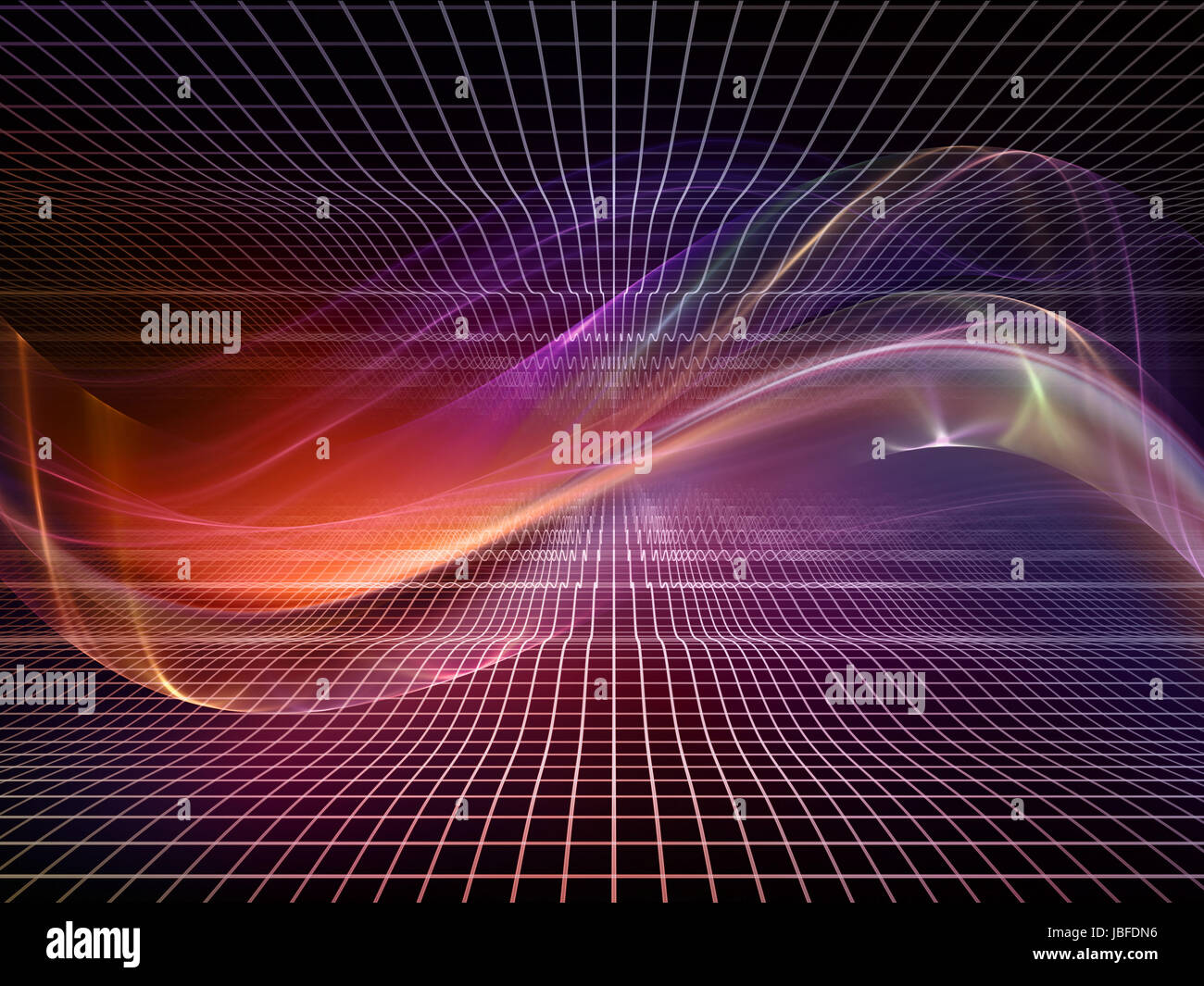 Fractal Realms series. Interplay of fractal elements, grids and symbols ...