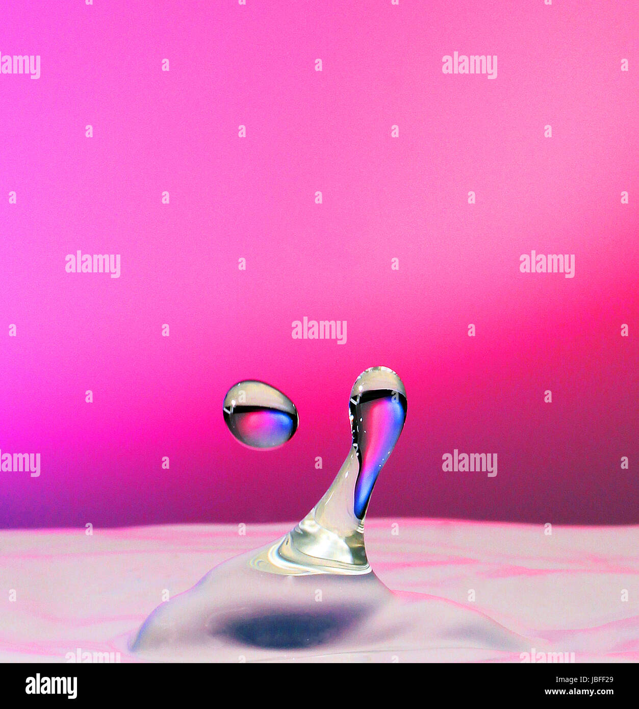 dancing water droplets Stock Photo - Alamy
