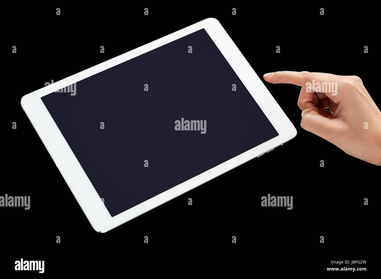 The new tablet screen is for sale Stock Photo Alamy