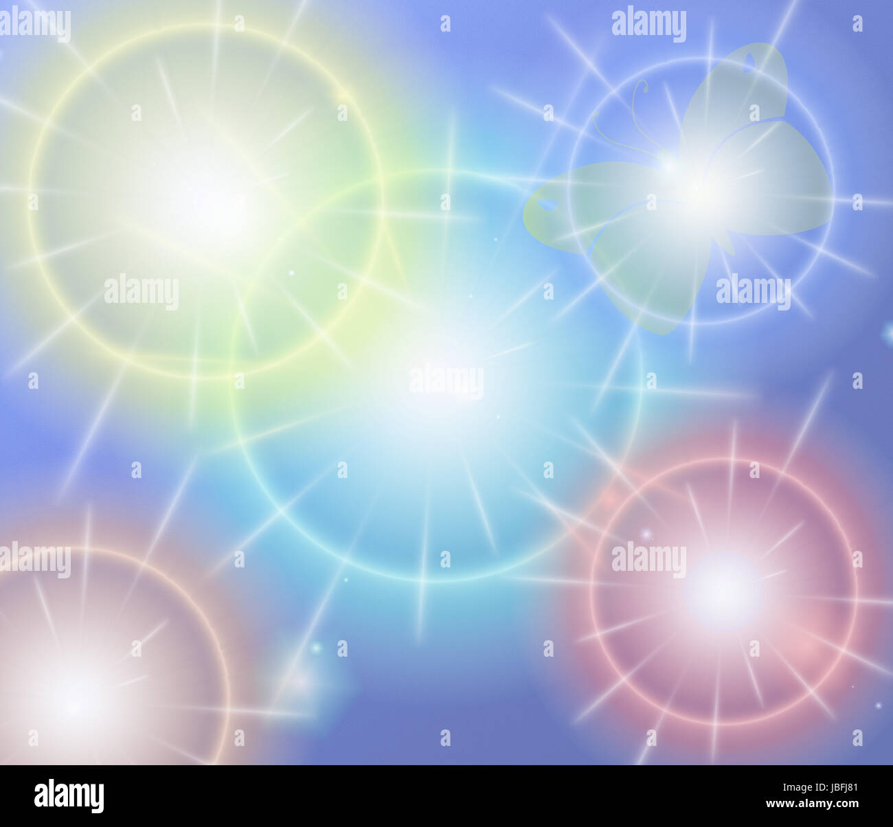 colored background with colored lights and reflex Stock Photo - Alamy