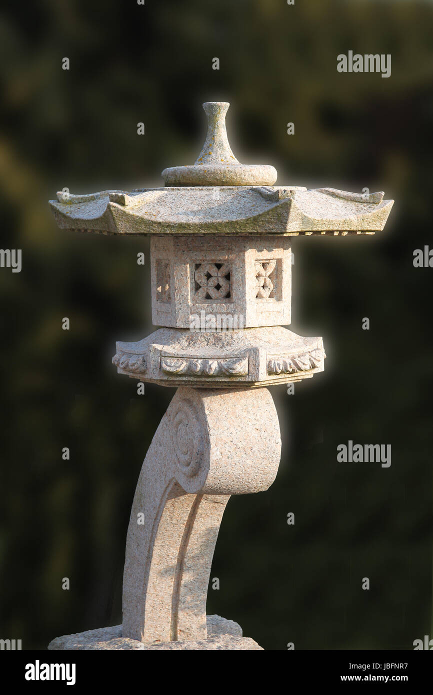 japanese stone sculpture Stock Photo - Alamy