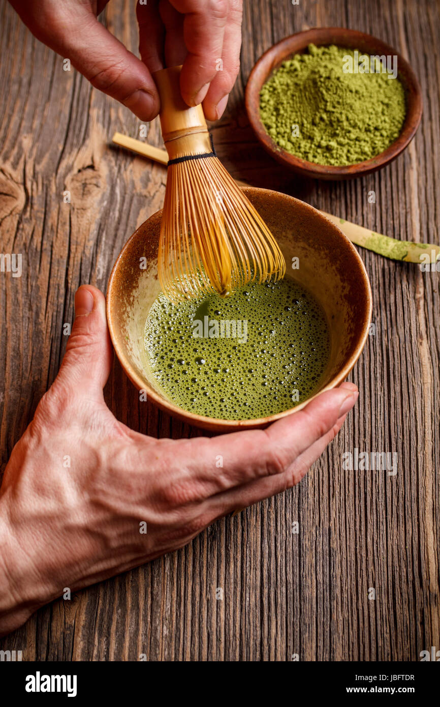 Tools used for japanese tea ceremony Stock Photo Alamy