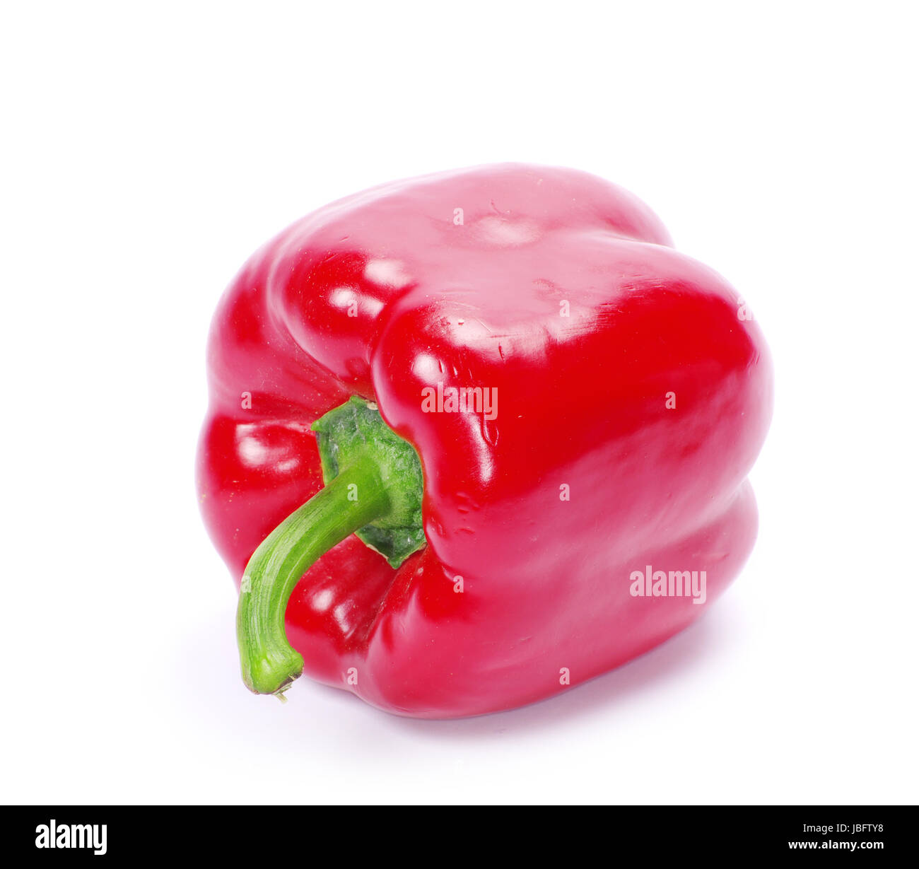 red pepper isolated on a white background Stock Photo - Alamy