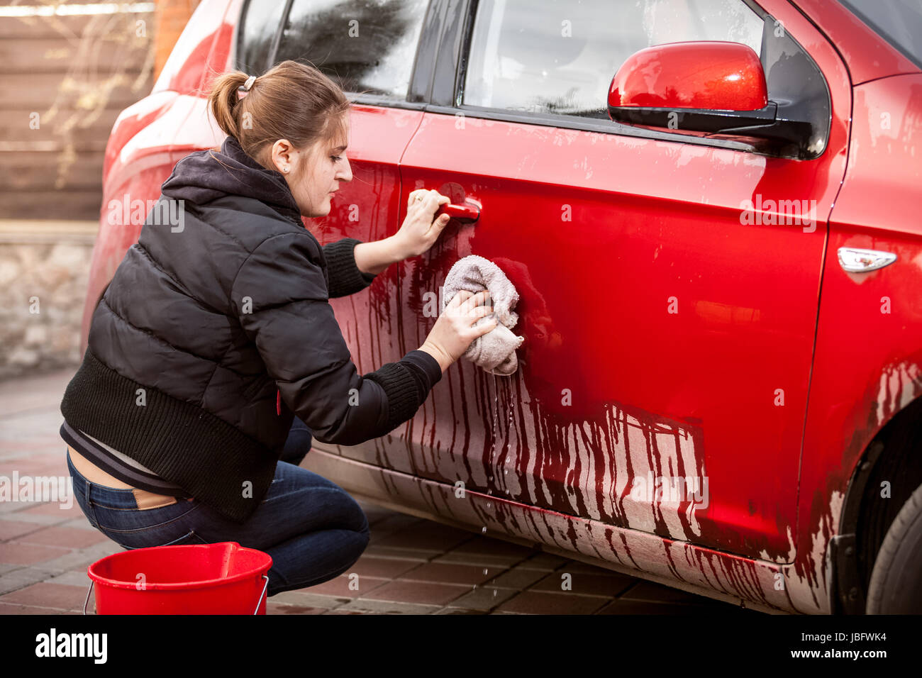 Dirty vehicle