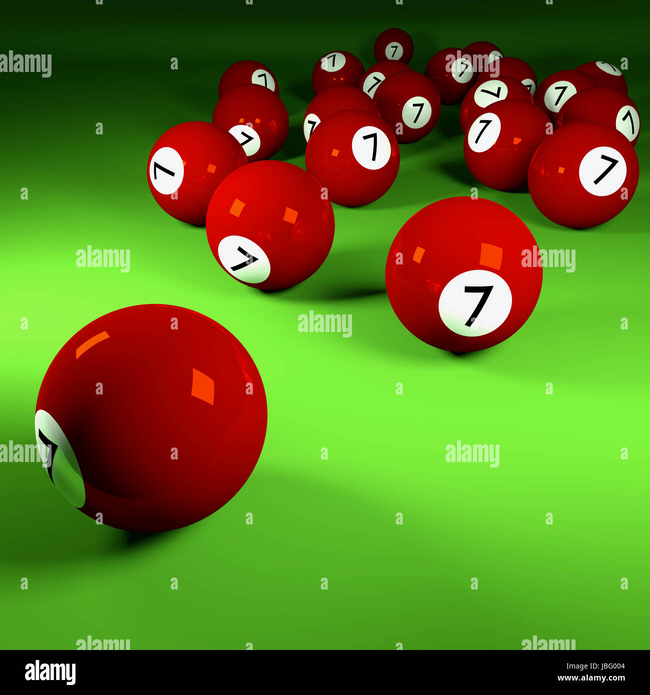 brown billiard balls number seven Stock Photo Alamy