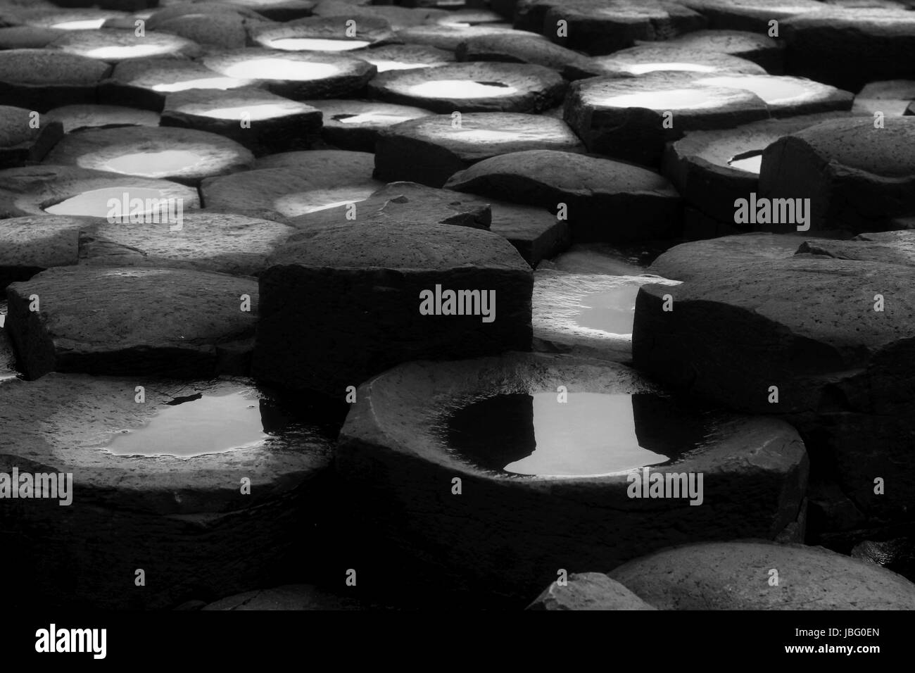 Rock column formation Black and White Stock Photos & Images - Alamy