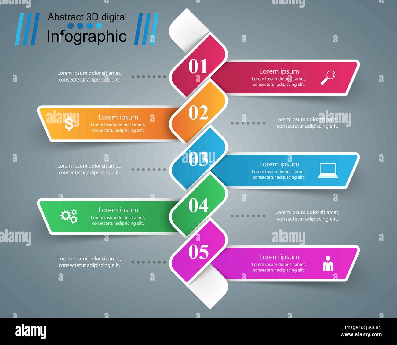 Origami Inforgraphics Business Infographics origami style Vector illustration Stock Vector ...