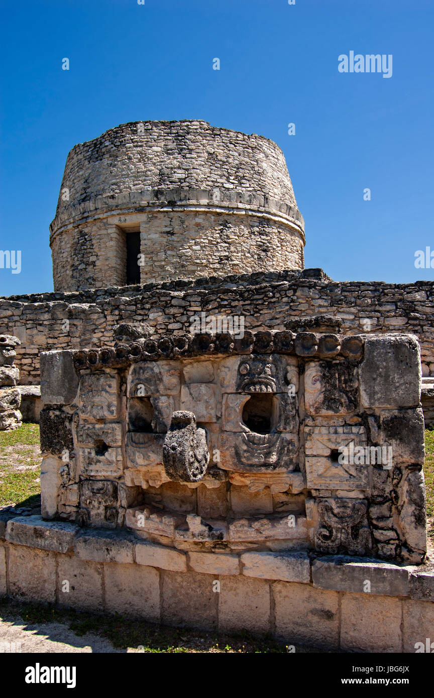 Mayan Ruins, Mayapan, Yucatan, Mexico Stock Photo - Alamy