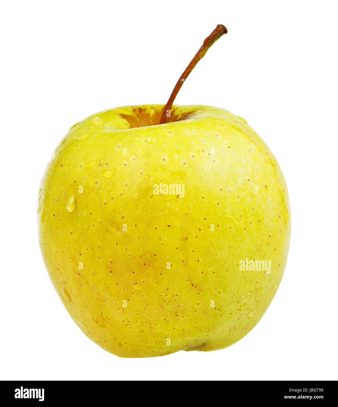 yellow golden delicious apple isolated on white background Stock Photo Alamy