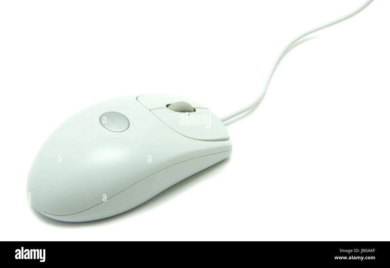 computer mouse isolated on white background Stock Photo - Alamy
