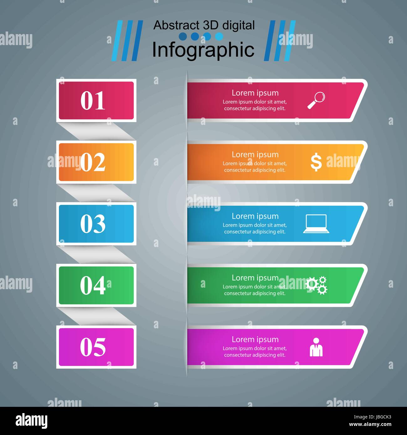 Origami Inforgraphics Business Infographics origami style Vector illustration Stock Vector ...