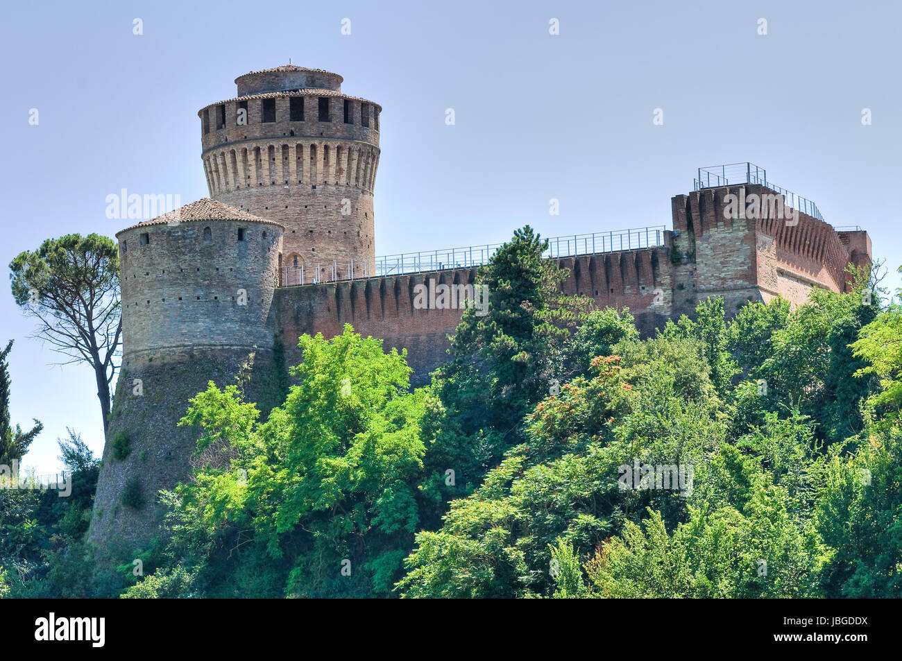 Venetian Fortress. Brisighella. Emilia-Romagna. Italy. Stock Photo