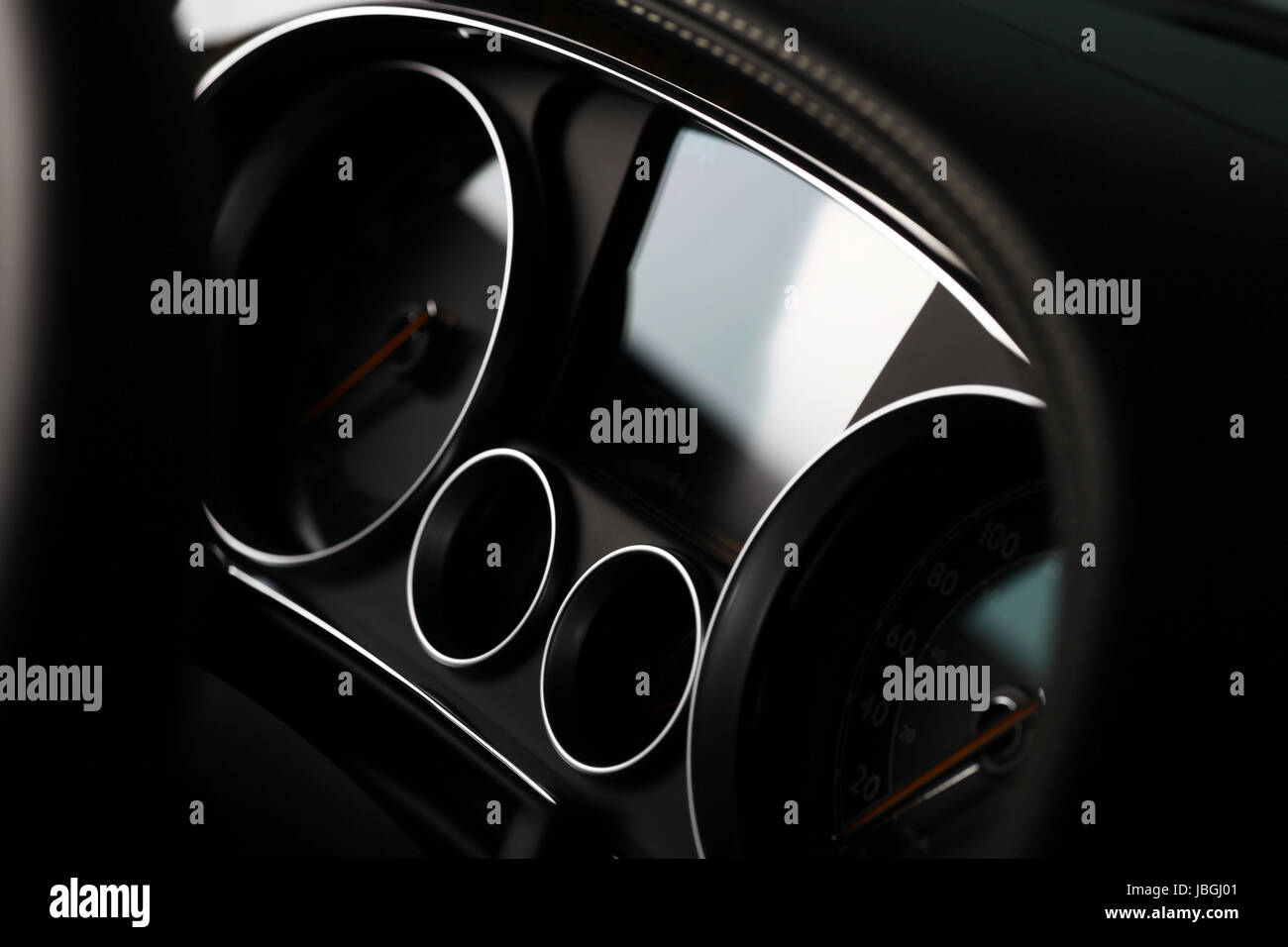 Close up shot of the dashboard a car Stock Photo - Alamy