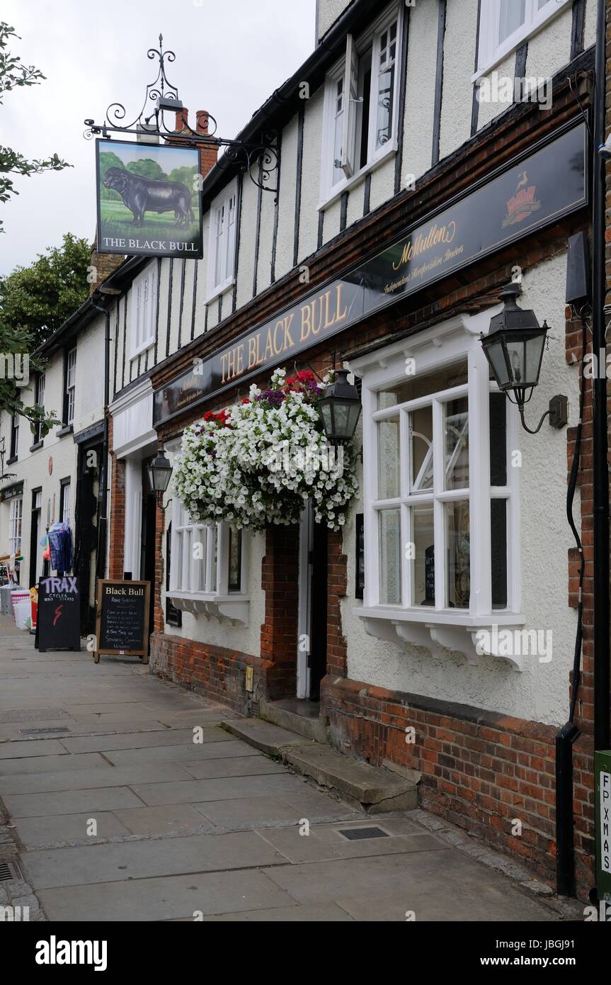 The Black Bull, Buntingford, Hertfordshire Stock Photo Alamy