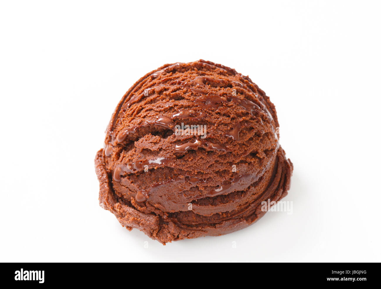 Scoop of chocolate ice cream Stock Photo - Alamy