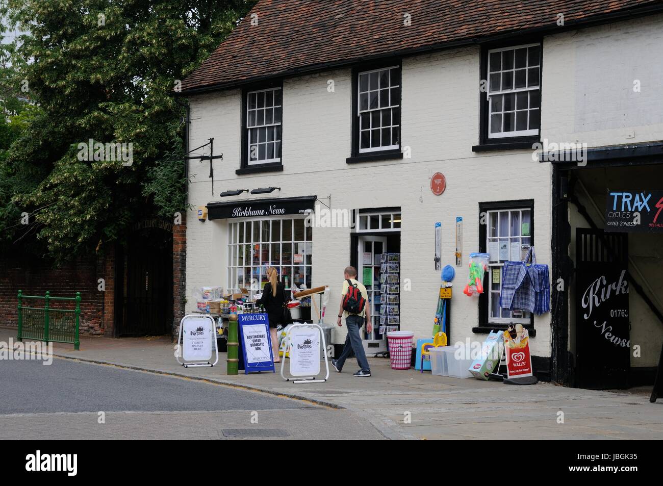 Kirkhams News, High Street, Buntingford, Hertfordshire Stock Photo Alamy