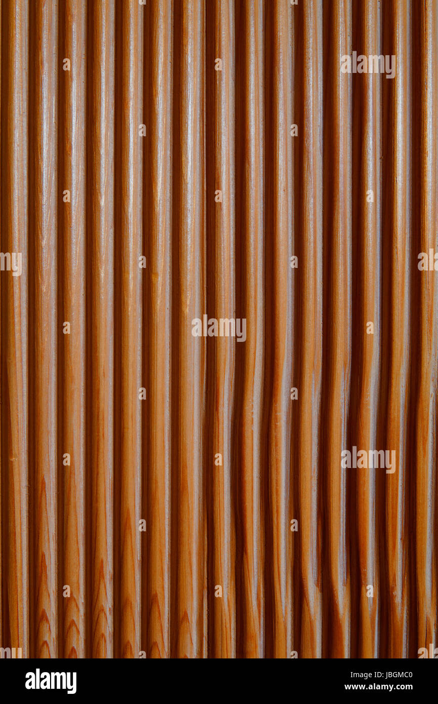 wood paneling profiled Stock Photo