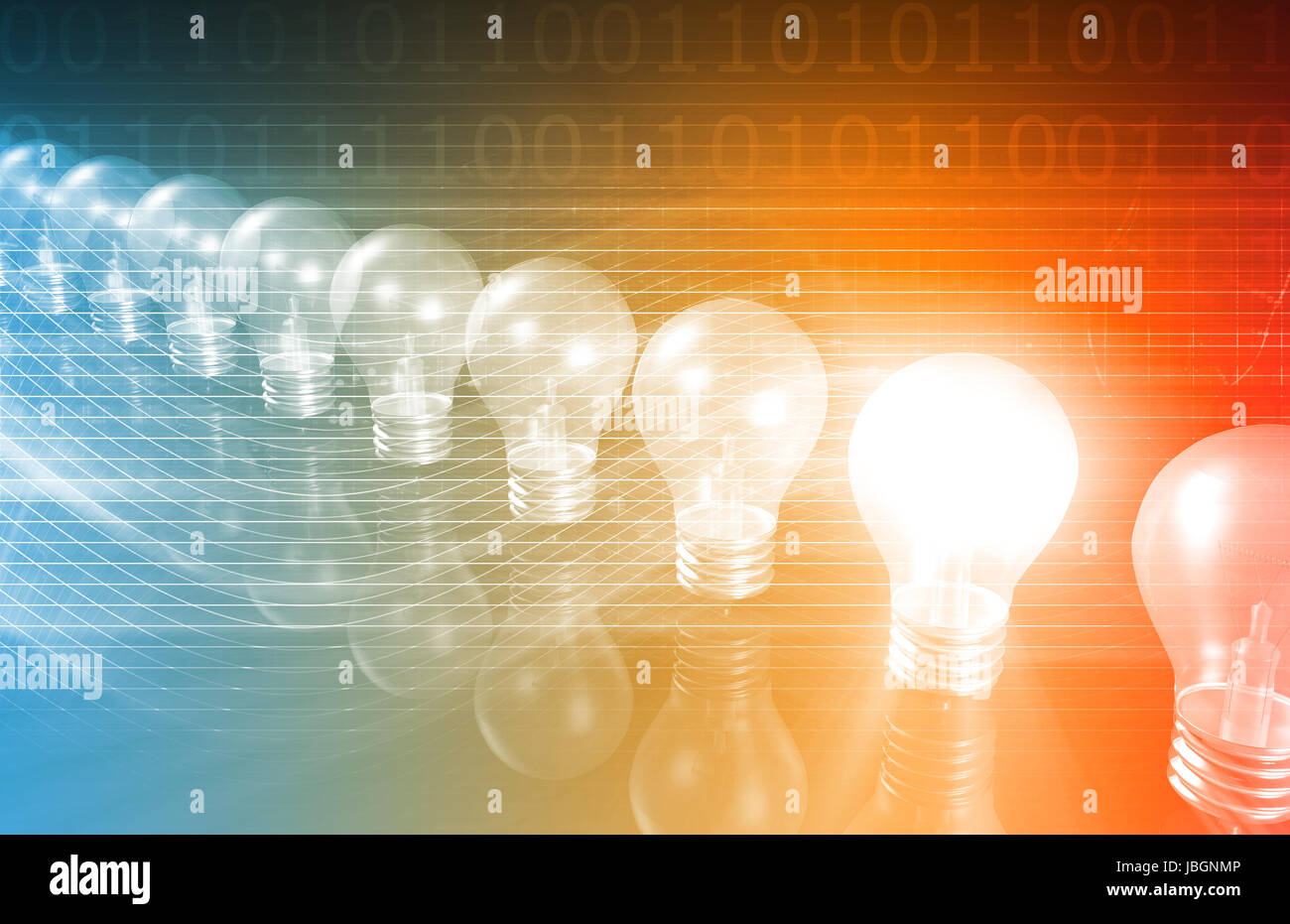 Creative Process Module and Chart as Concept Stock Photo