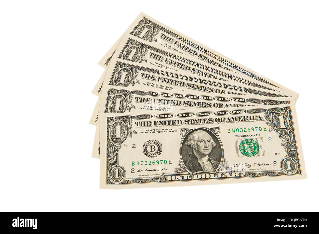 US Dollar Schein Stock Photo