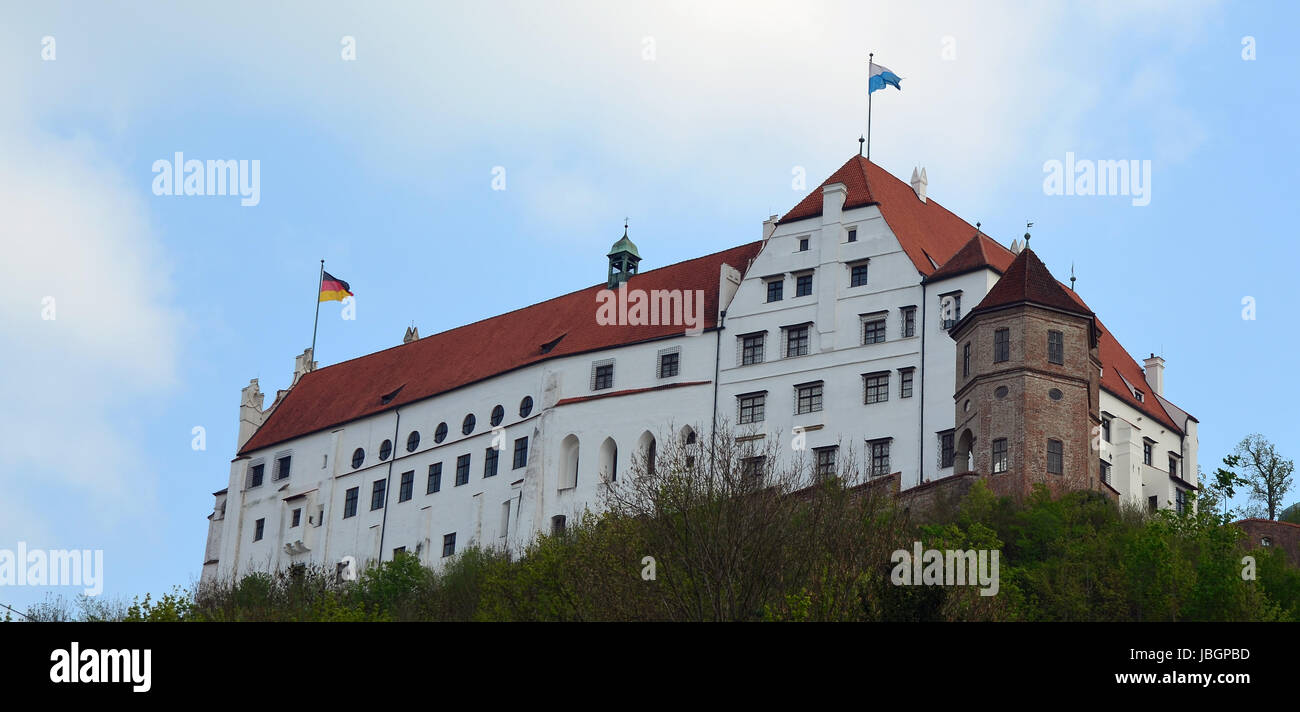 trausnitz castle in landshut Stock Photo