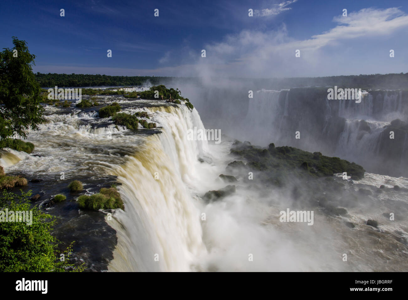Iguassu Falls Argentina and Brazil Stock Photo