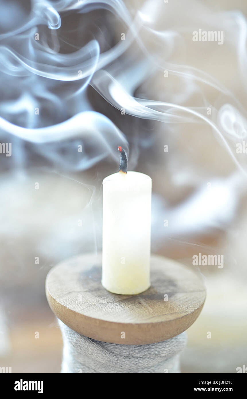 smokes fume Stock Photo