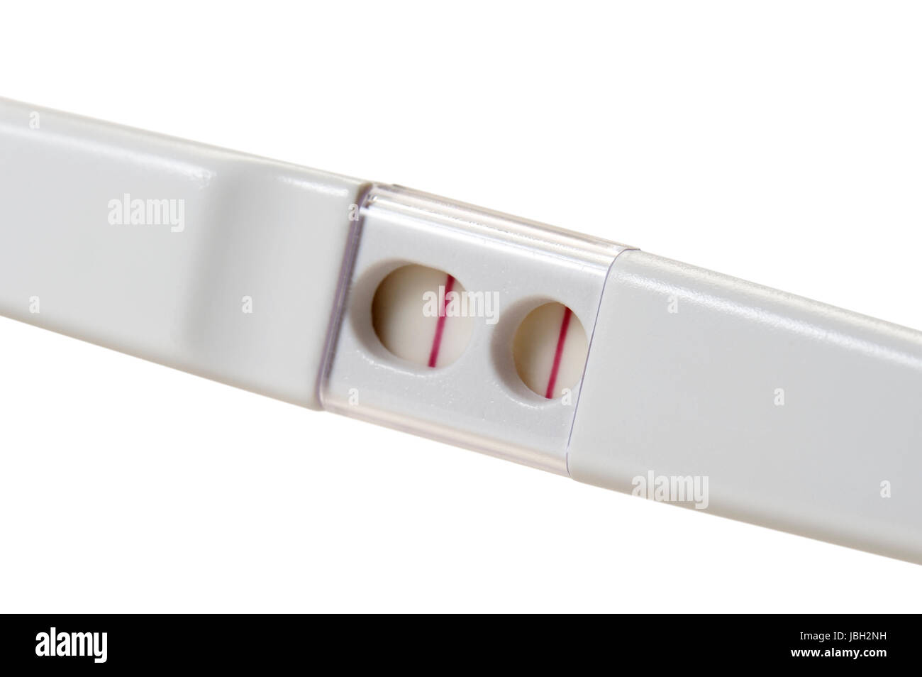 positive pregnancy test, isolated on white Stock Photo - Alamy