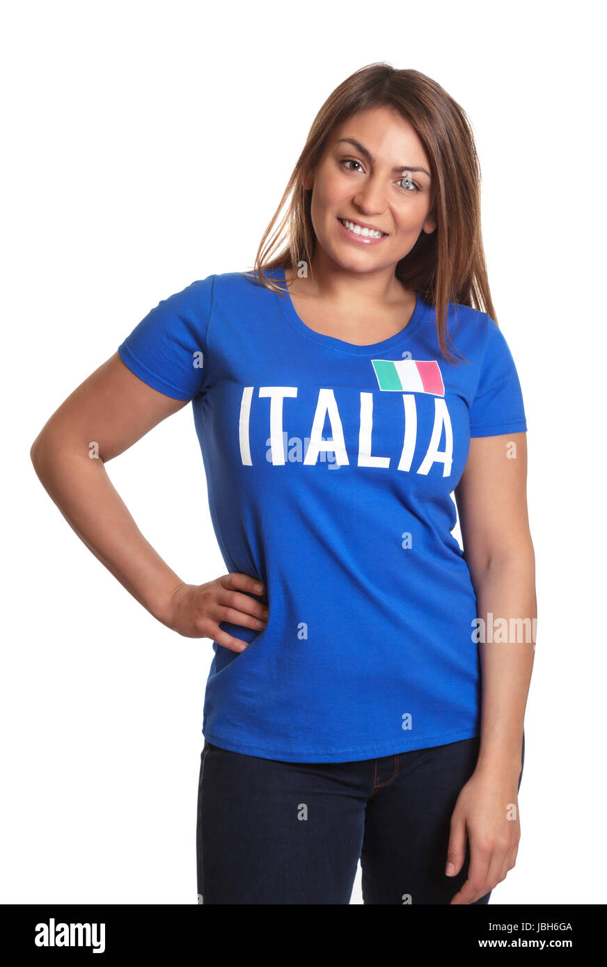 girl in soccer jersey