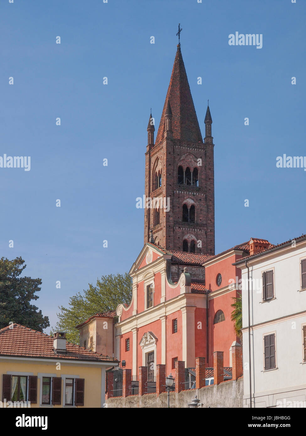 Steple Santa Maria della Stella church steple Stock Photo - Alamy