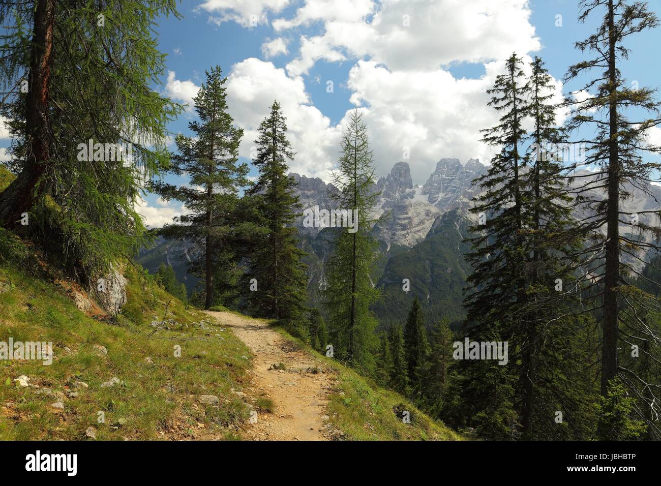 Mountain landscape in the dolomites Stock Photo - Alamy