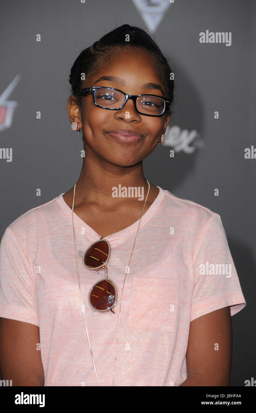 10 June 2017 - Anaheim, California - Marsai Martin. Premiere of Disney ...