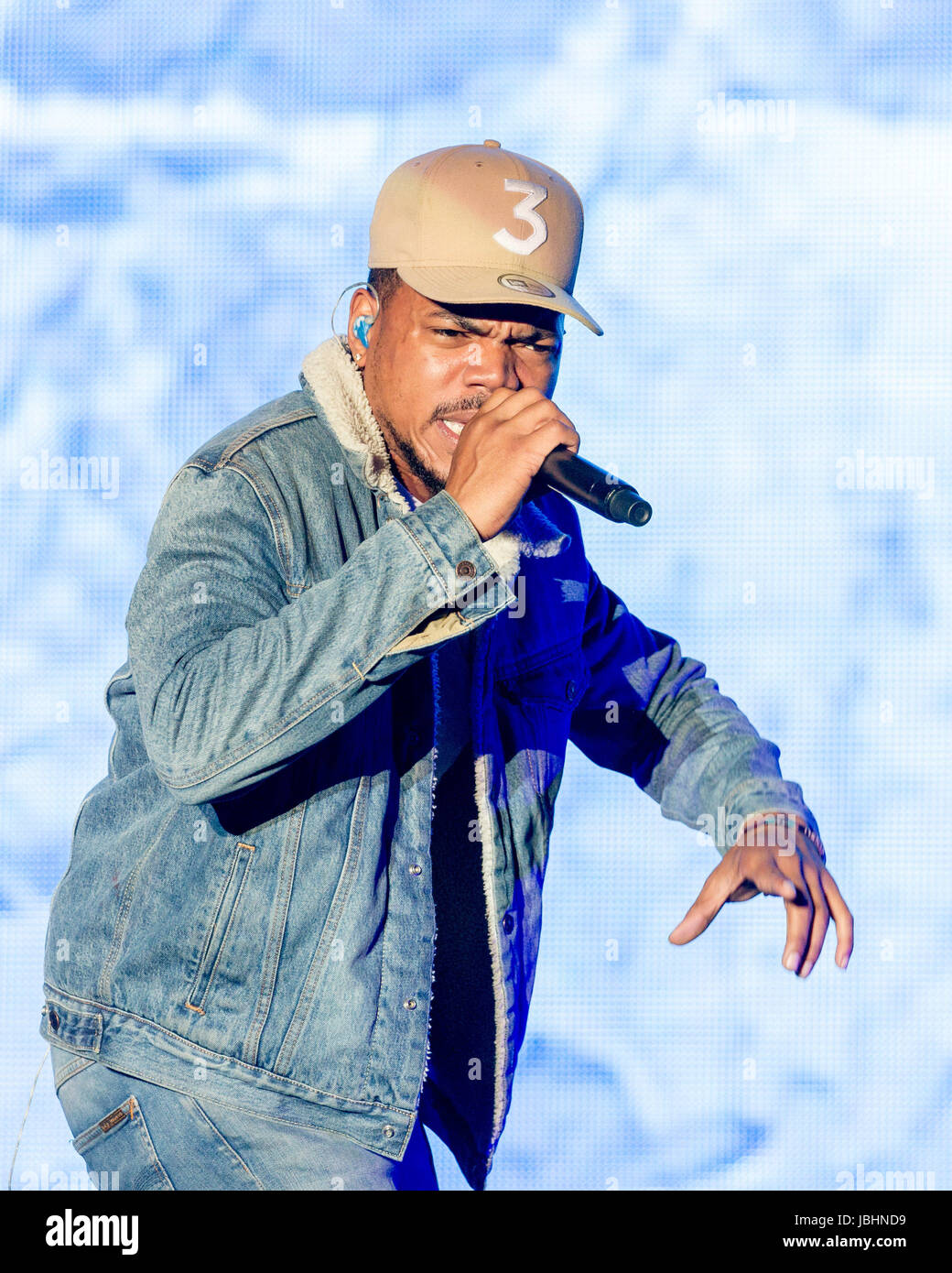 Manchester, Tennessee, USA. 10th June, 2017. CHANCE THE RAPPER ...