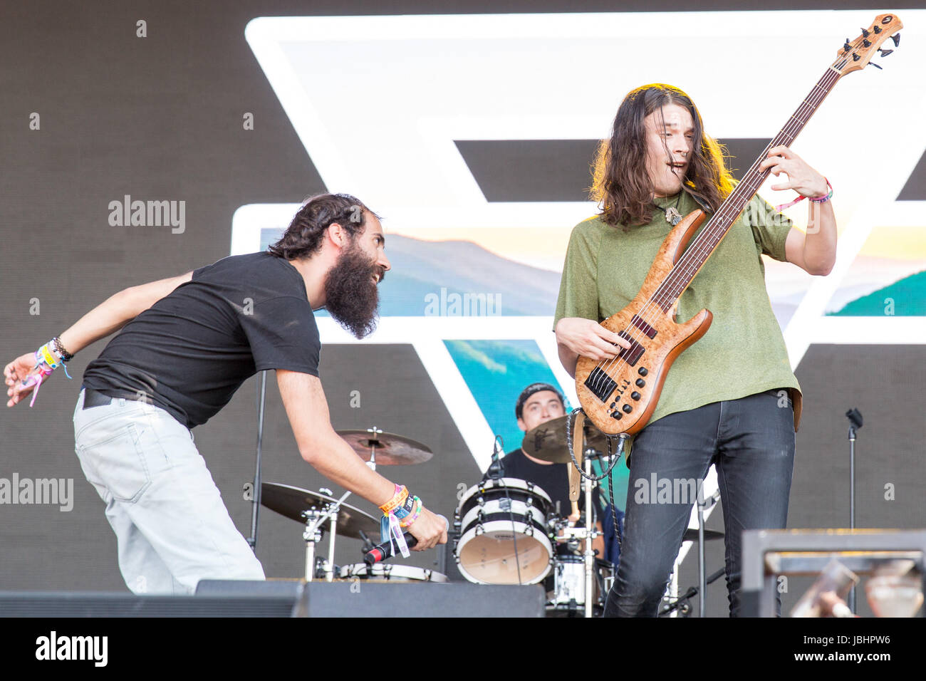 Manchester, Tennessee, USA. 10th June, 2017. SAM MELO, JESS HANEY and