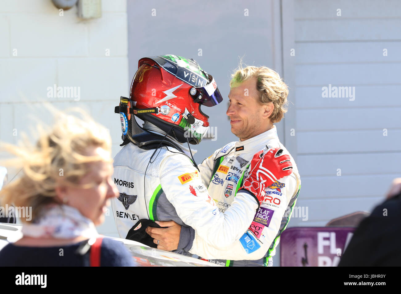 Seb Morris Racing Driver Silverstone, United Kingdom. 11th June, 2017. British GT driver Seb ...