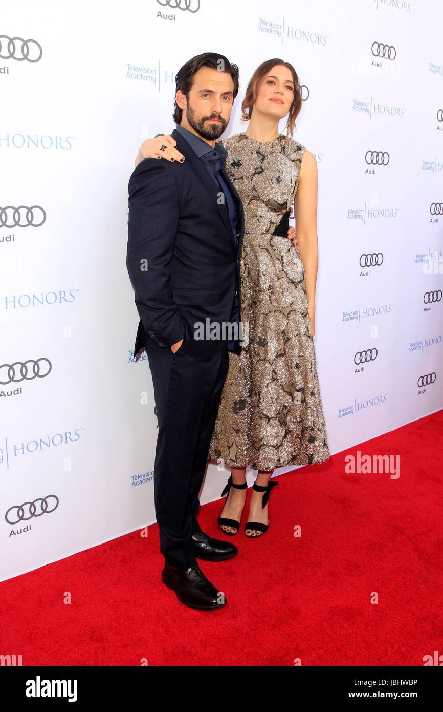 Beverly Hills, CA. 8th June, 2017. Milo Ventimiglia, Mandy Moore at