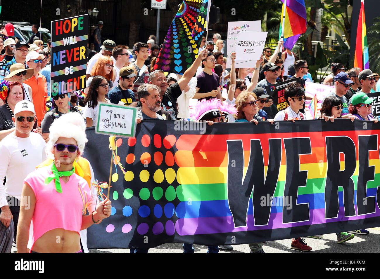 Los angeles gay pride event hi-res stock photography and images - Alamy