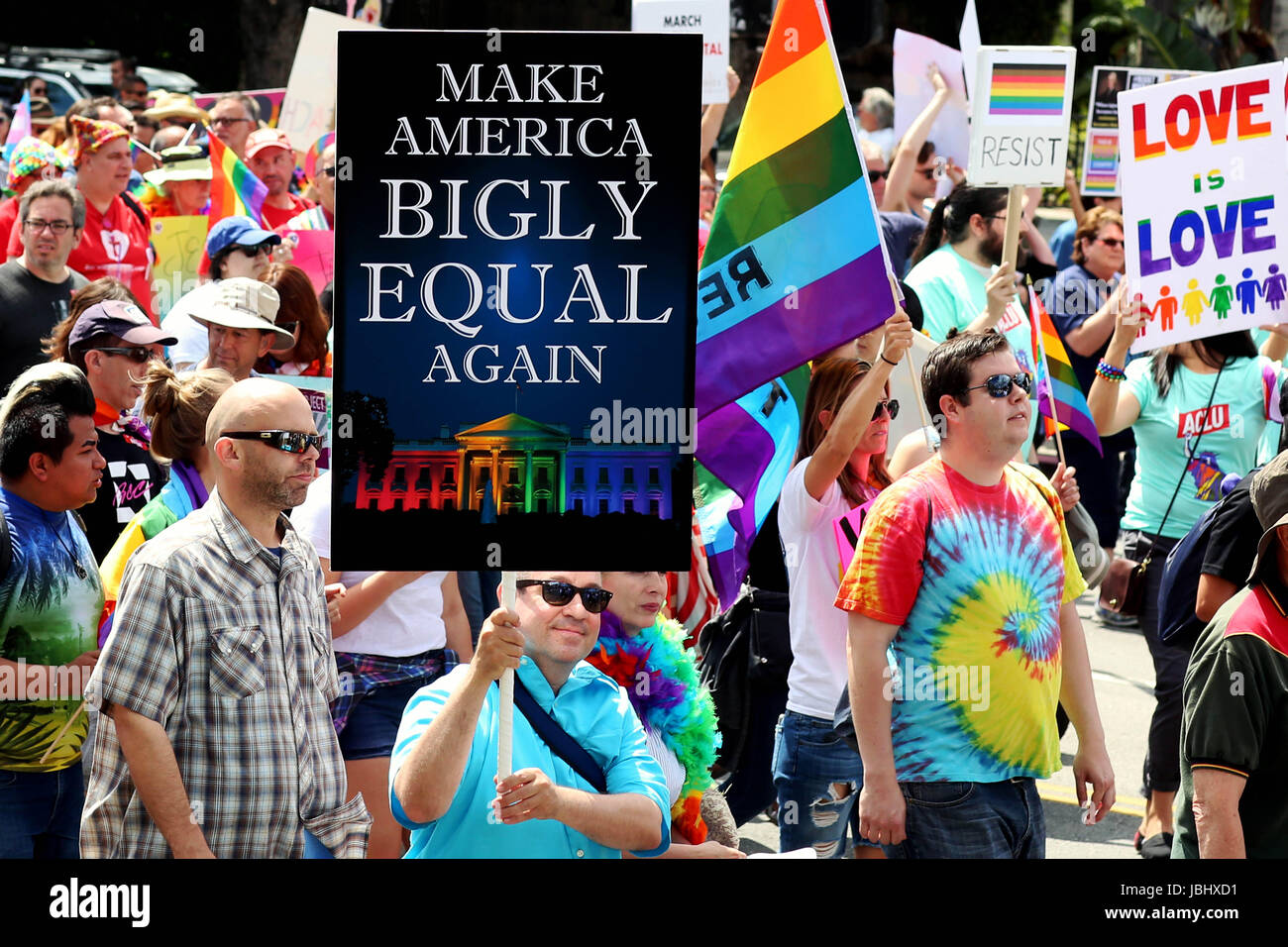 Los angeles gay pride event hi-res stock photography and images - Alamy