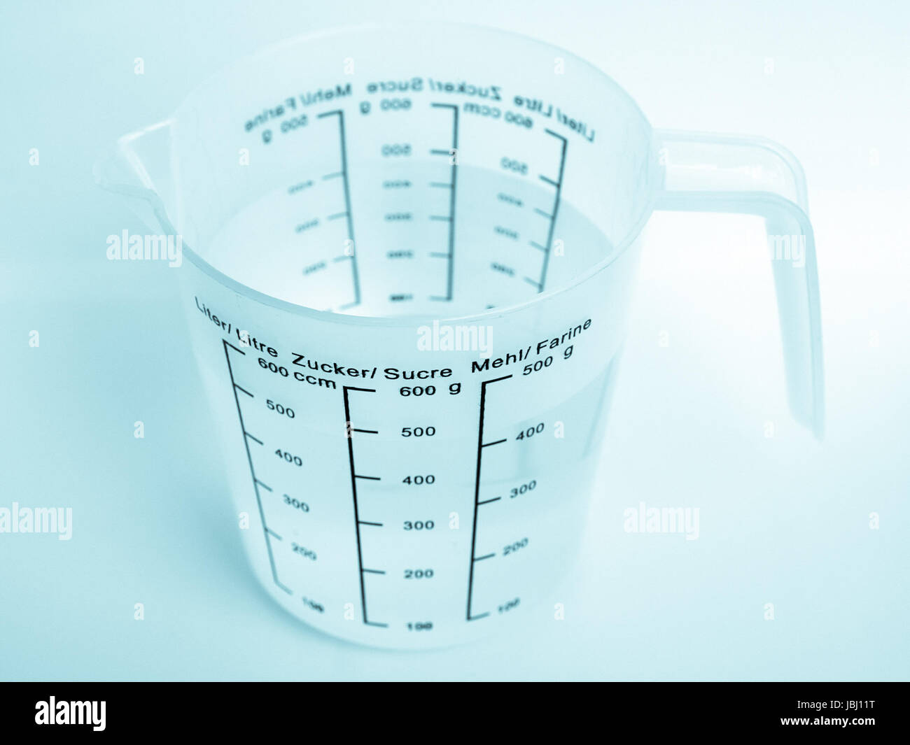 Measuring Cup With Metric Scales For Water Sugar And Flour Cool Cyanotype Stock Photo Alamy Measuring Cup With Metric Scales For Water Sugar And Flour Cool Cyanotype Stock Photo Alamy