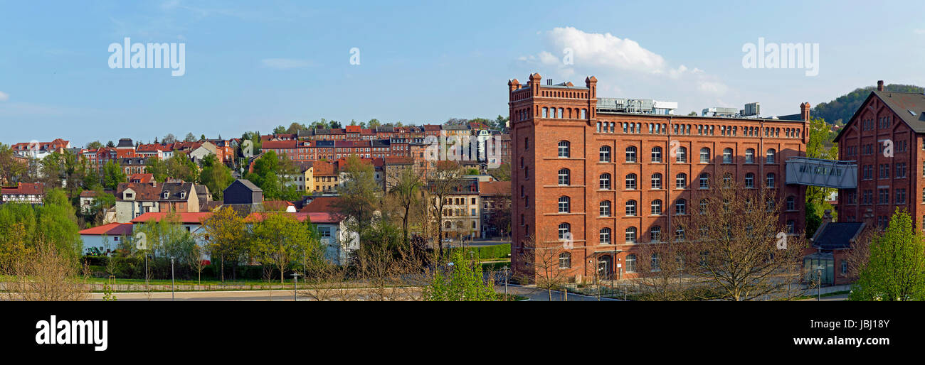 panorama pößneck Stock Photo