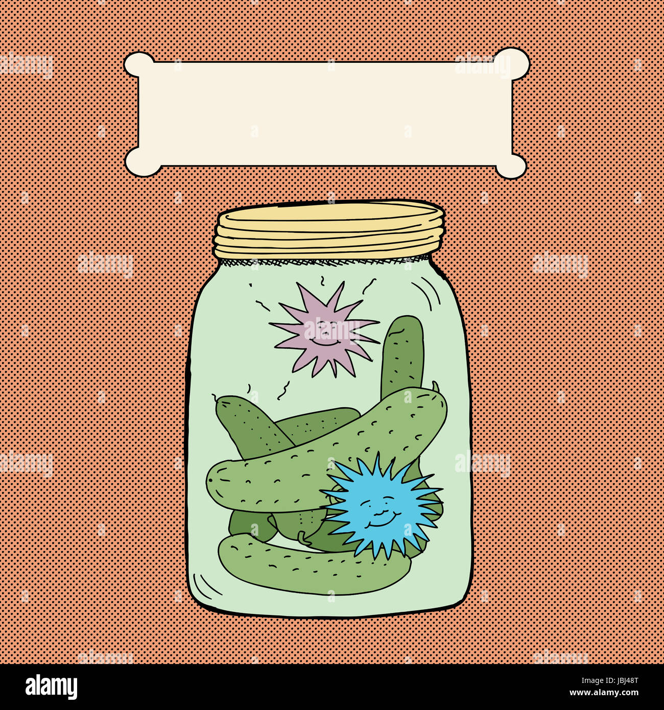 Dill pickle cartoon hi-res stock photography and images - Alamy