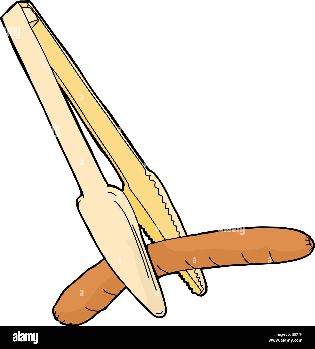 Freehand drawn cartoon meat Cut Out Stock Images & Pictures Alamy