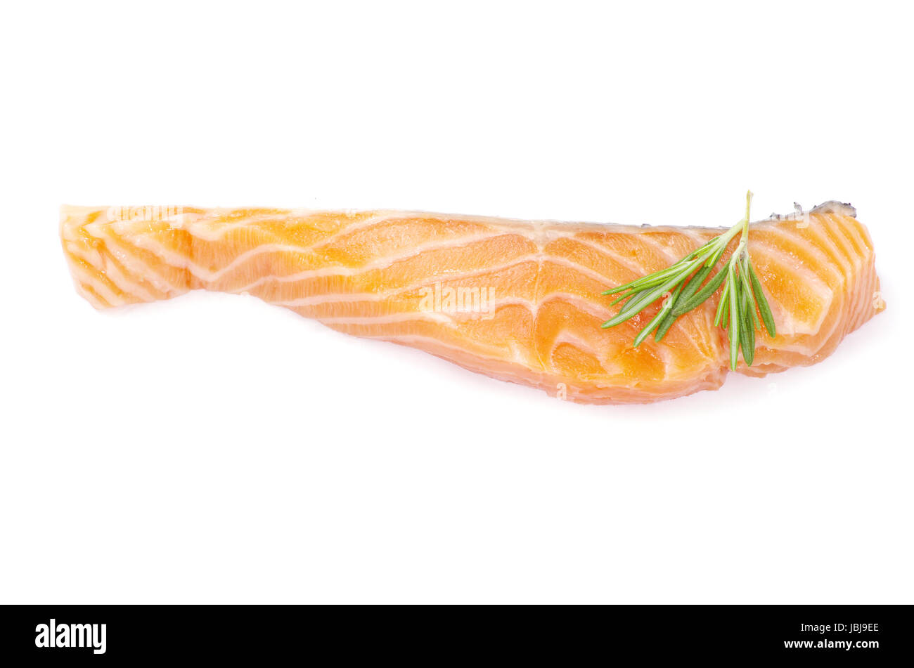 salmon steak red fish on white Stock Photo - Alamy