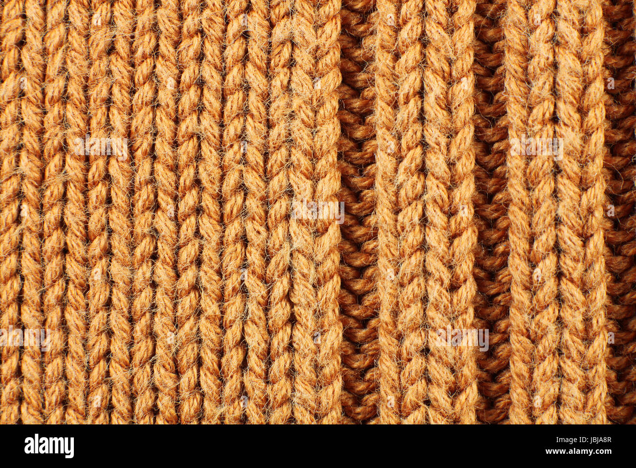 orange knitting patterns Stock Photo